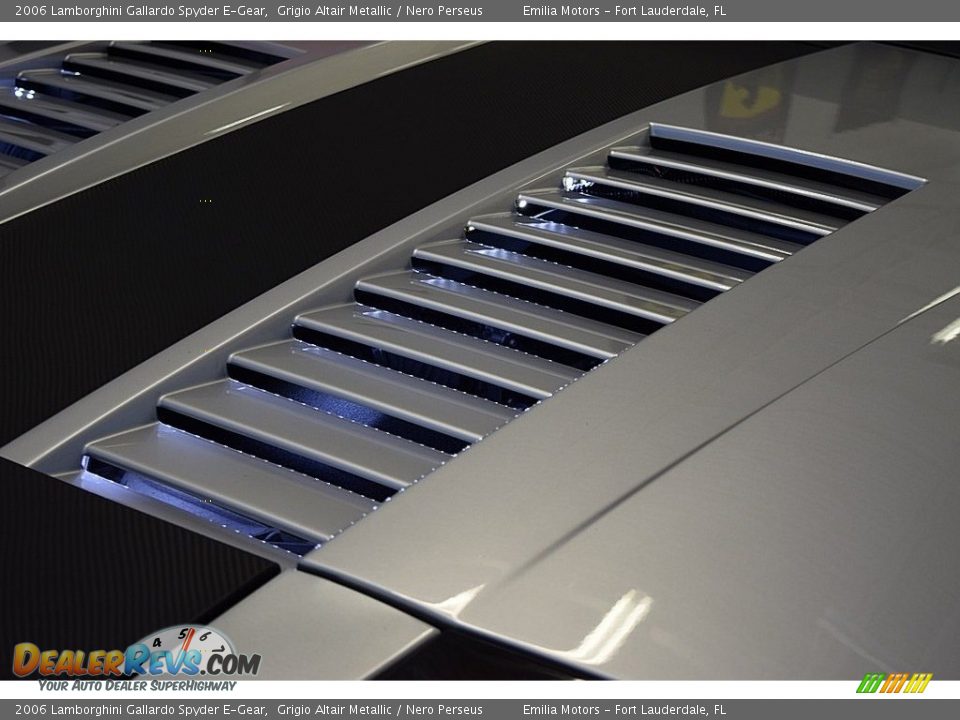 2006 Lamborghini Gallardo Spyder E-Gear Grigio Altair Metallic / Nero Perseus Photo #74
