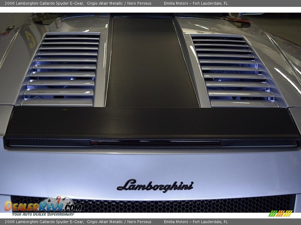 2006 Lamborghini Gallardo Spyder E-Gear Grigio Altair Metallic / Nero Perseus Photo #75