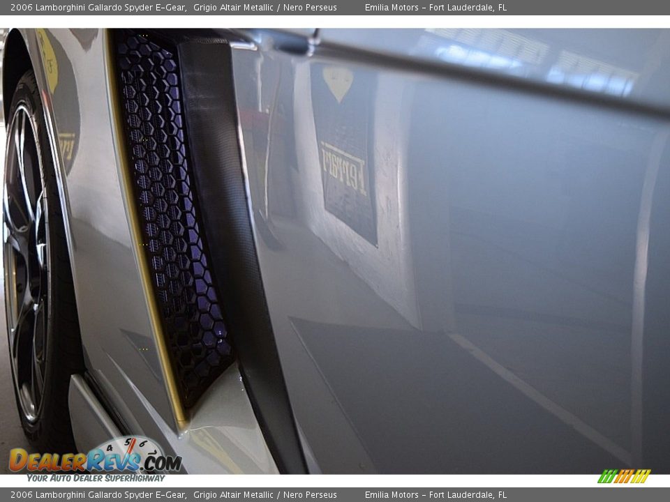 2006 Lamborghini Gallardo Spyder E-Gear Grigio Altair Metallic / Nero Perseus Photo #76
