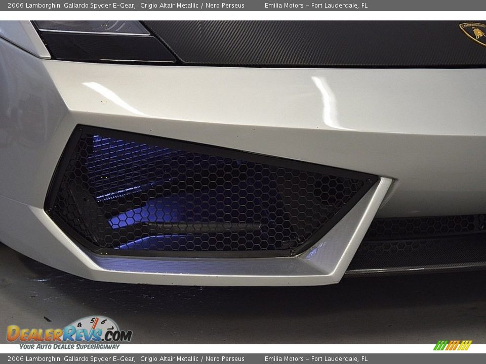 2006 Lamborghini Gallardo Spyder E-Gear Grigio Altair Metallic / Nero Perseus Photo #77