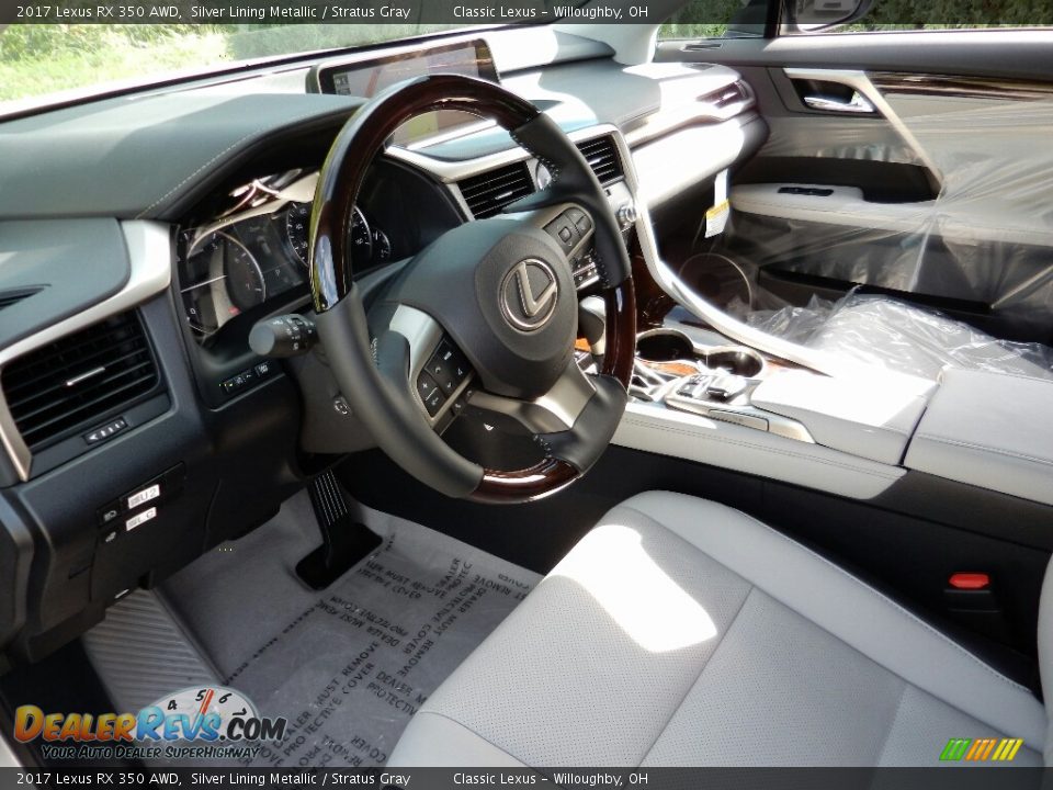 Stratus Gray Interior - 2017 Lexus RX 350 AWD Photo #2