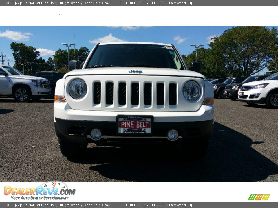 2017 Jeep Patriot Latitude 4x4 Bright White / Dark Slate Gray Photo #2