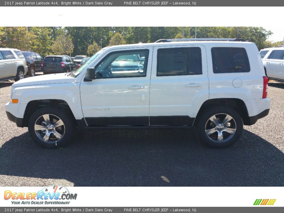 2017 Jeep Patriot Latitude 4x4 Bright White / Dark Slate Gray Photo #3