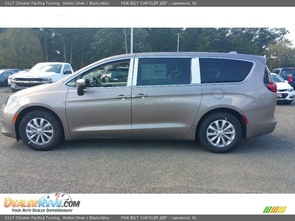 2017 Chrysler Pacifica Touring Molten Silver / Black/Alloy Photo #3
