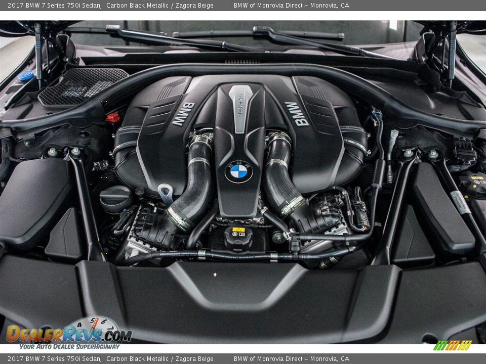 2017 BMW 7 Series 750i Sedan 4.4 Liter DI TwinPower Turbocharged DOHC 32-Valve VVT V8 Engine Photo #9