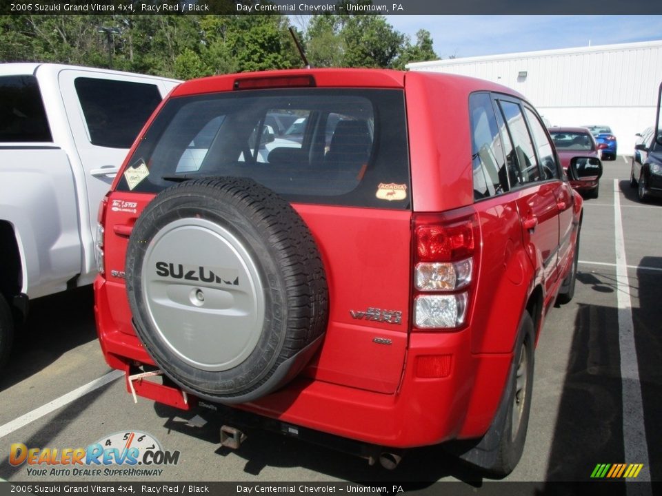 2006 Suzuki Grand Vitara 4x4 Racy Red / Black Photo #4