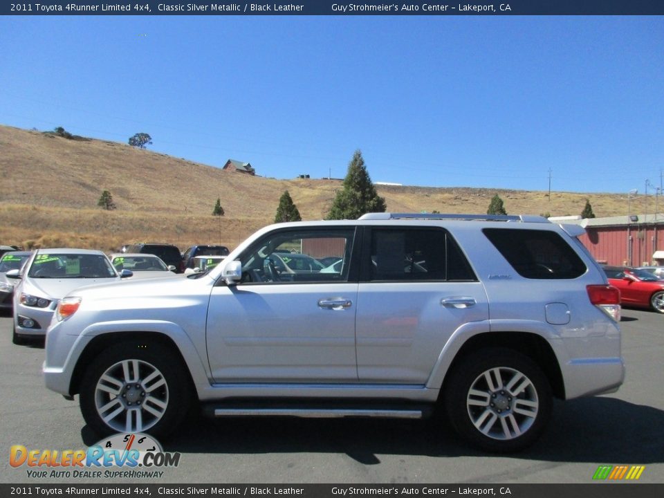 2011 Toyota 4Runner Limited 4x4 Classic Silver Metallic / Black Leather Photo #4