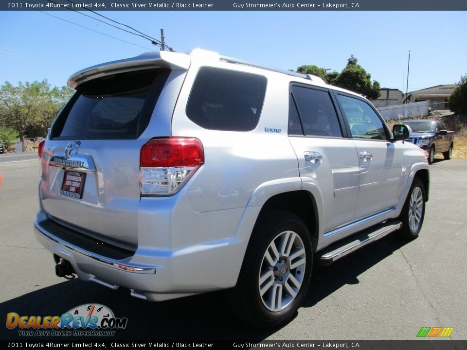 2011 Toyota 4Runner Limited 4x4 Classic Silver Metallic / Black Leather Photo #7