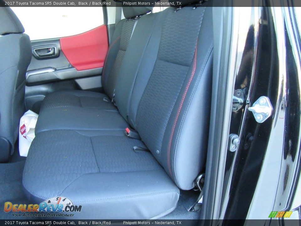 Rear Seat of 2017 Toyota Tacoma SR5 Double Cab Photo #18
