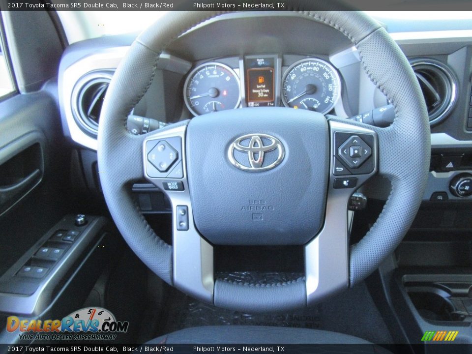 2017 Toyota Tacoma SR5 Double Cab Steering Wheel Photo #28
