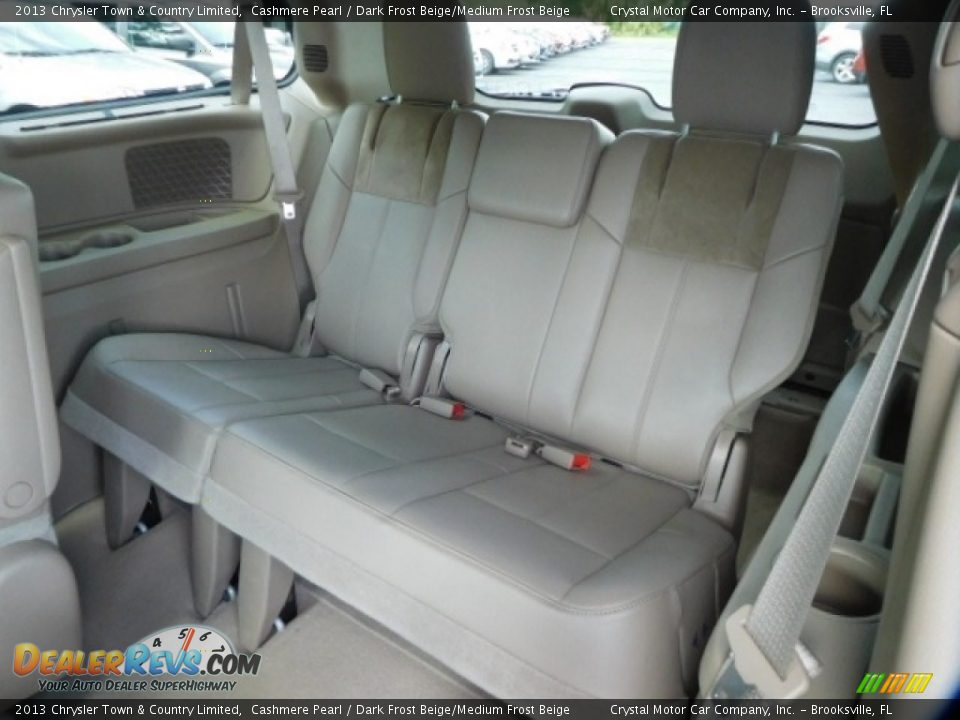 2013 Chrysler Town & Country Limited Cashmere Pearl / Dark Frost Beige/Medium Frost Beige Photo #6