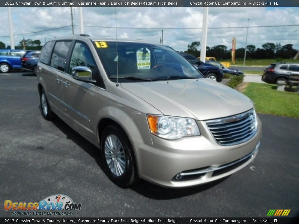 2013 Chrysler Town & Country Limited Cashmere Pearl / Dark Frost Beige/Medium Frost Beige Photo #12