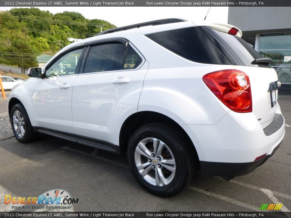 2011 Chevrolet Equinox LT AWD Summit White / Light Titanium/Jet Black Photo #2