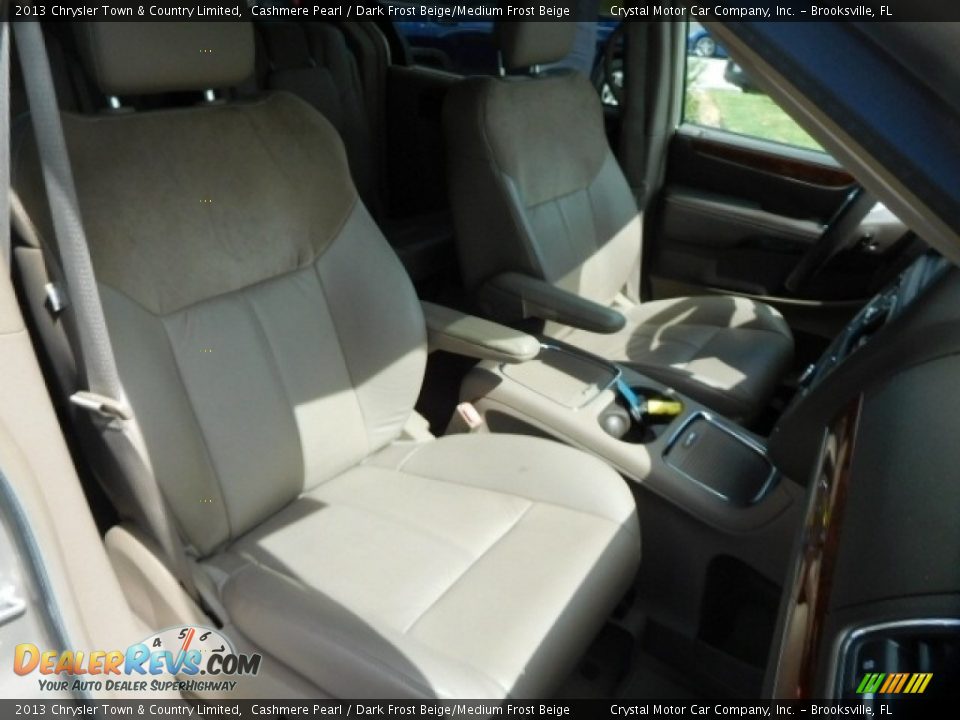 2013 Chrysler Town & Country Limited Cashmere Pearl / Dark Frost Beige/Medium Frost Beige Photo #14