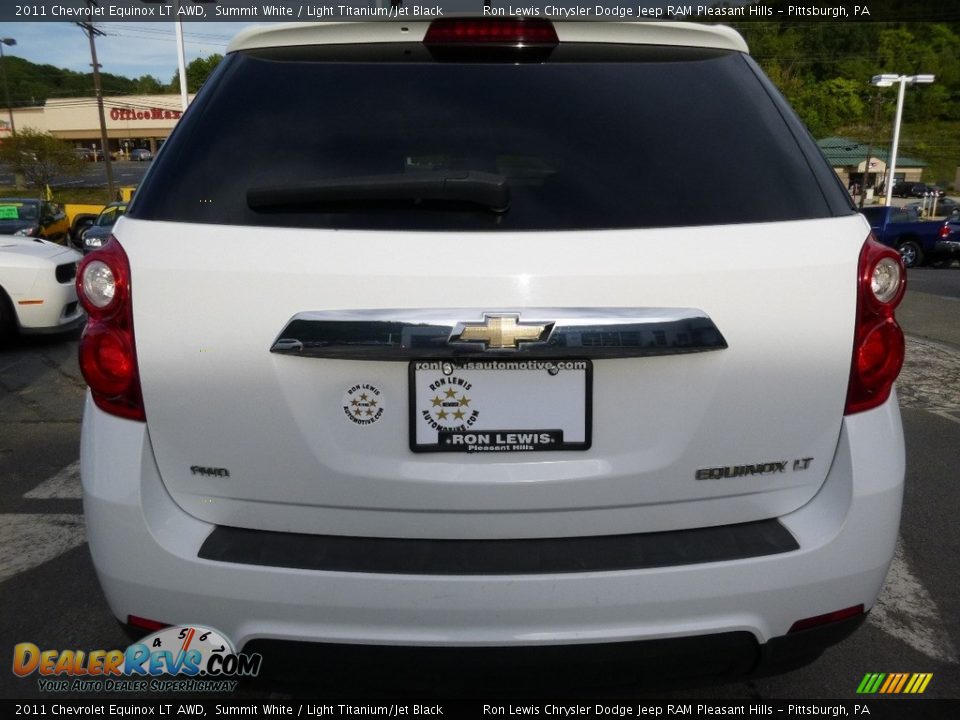 2011 Chevrolet Equinox LT AWD Summit White / Light Titanium/Jet Black Photo #3
