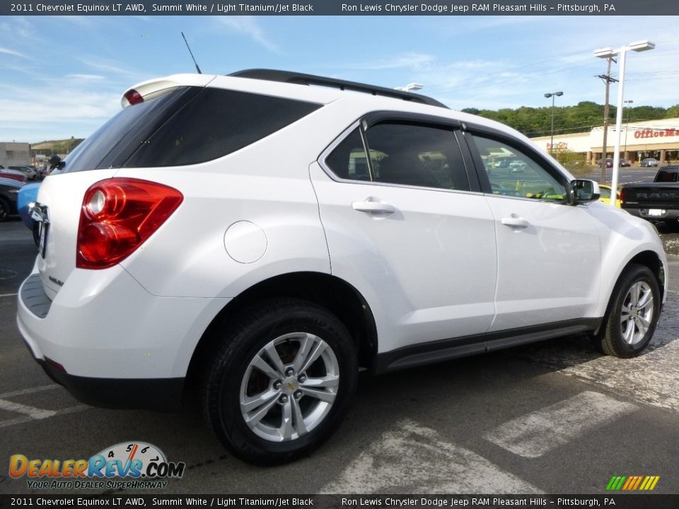 2011 Chevrolet Equinox LT AWD Summit White / Light Titanium/Jet Black Photo #5