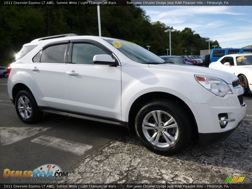 2011 Chevrolet Equinox LT AWD Summit White / Light Titanium/Jet Black Photo #6