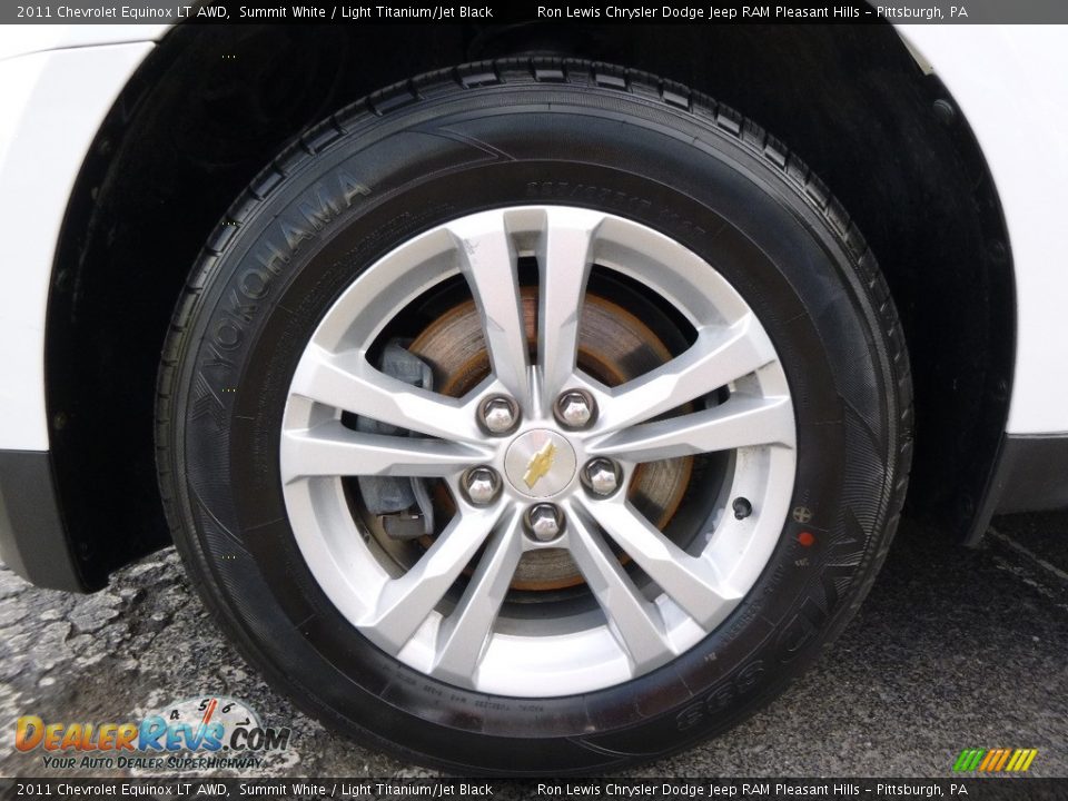 2011 Chevrolet Equinox LT AWD Summit White / Light Titanium/Jet Black Photo #7