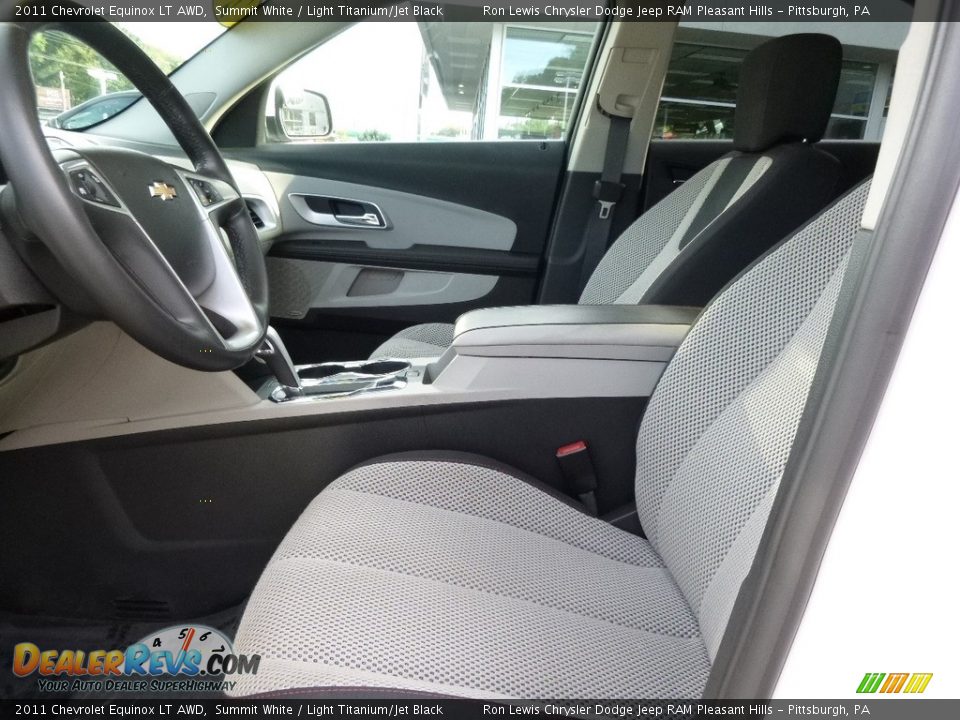 2011 Chevrolet Equinox LT AWD Summit White / Light Titanium/Jet Black Photo #8