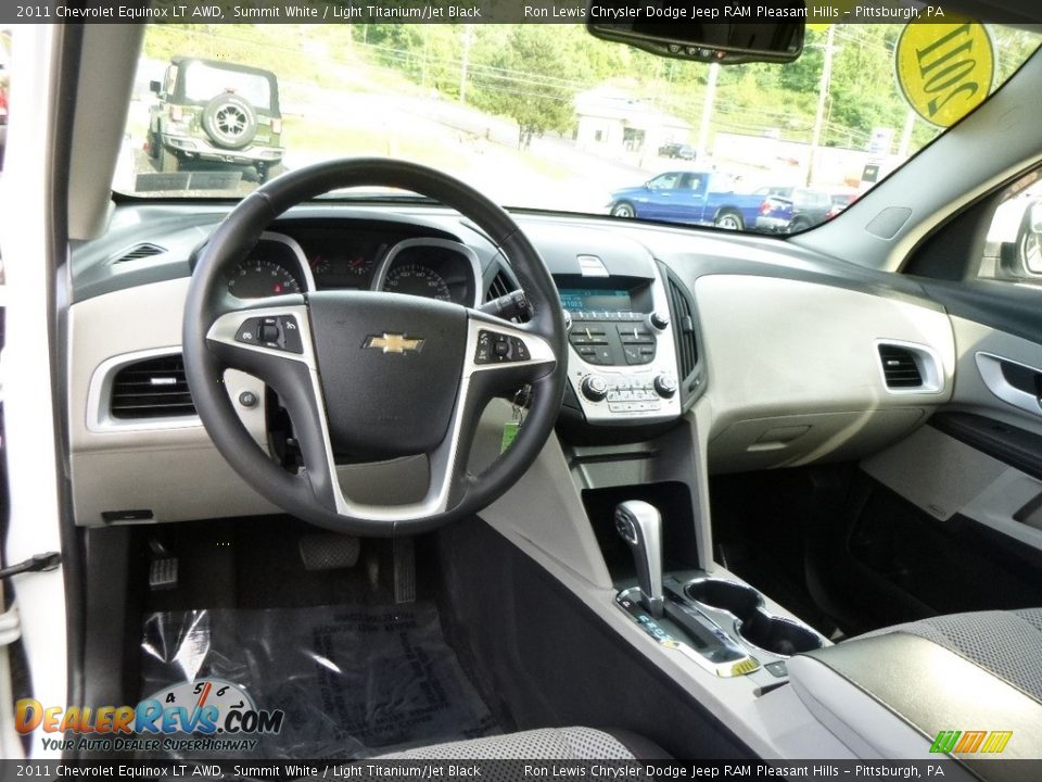 2011 Chevrolet Equinox LT AWD Summit White / Light Titanium/Jet Black Photo #10