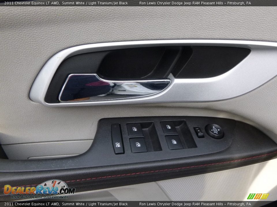 2011 Chevrolet Equinox LT AWD Summit White / Light Titanium/Jet Black Photo #11