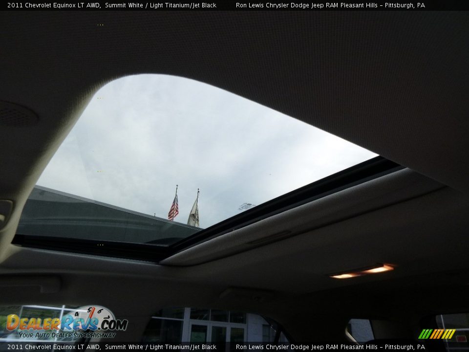 2011 Chevrolet Equinox LT AWD Summit White / Light Titanium/Jet Black Photo #15
