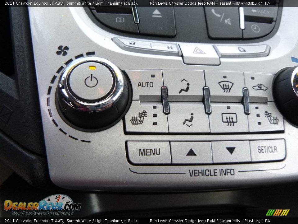 2011 Chevrolet Equinox LT AWD Summit White / Light Titanium/Jet Black Photo #18