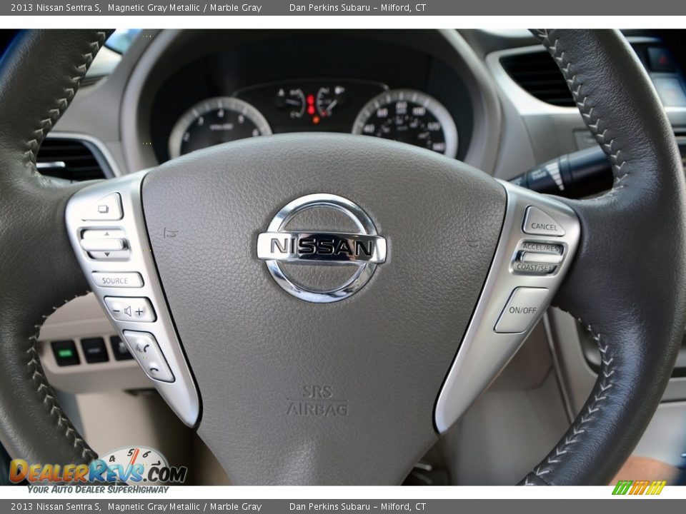 2013 Nissan Sentra S Magnetic Gray Metallic / Marble Gray Photo #15