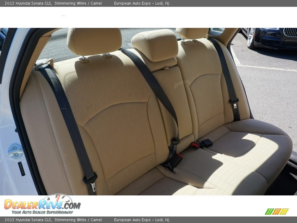 2013 Hyundai Sonata GLS Shimmering White / Camel Photo #11