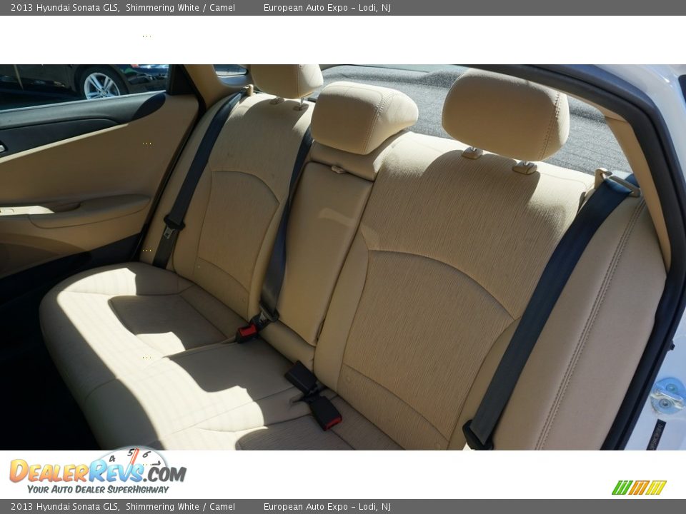 2013 Hyundai Sonata GLS Shimmering White / Camel Photo #12