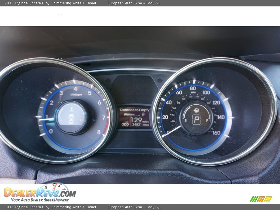 2013 Hyundai Sonata GLS Shimmering White / Camel Photo #17