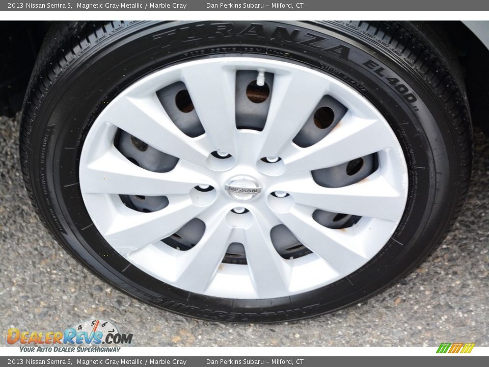 2013 Nissan Sentra S Magnetic Gray Metallic / Marble Gray Photo #24