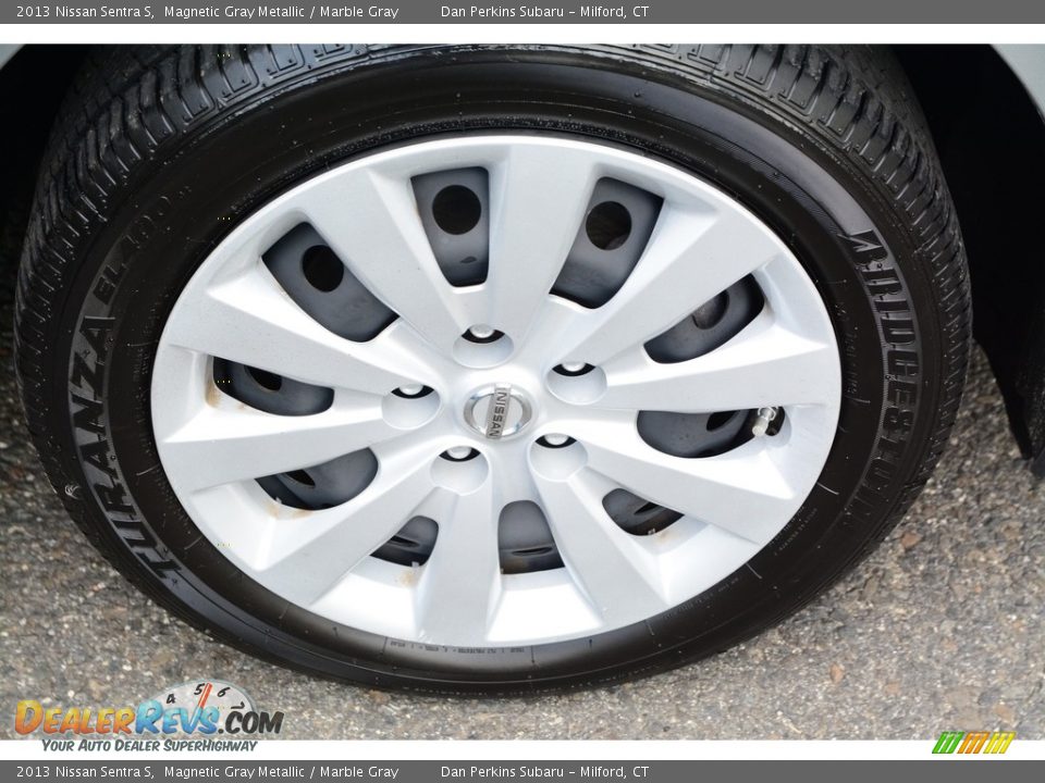 2013 Nissan Sentra S Magnetic Gray Metallic / Marble Gray Photo #26