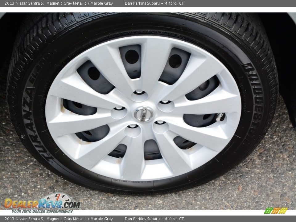 2013 Nissan Sentra S Magnetic Gray Metallic / Marble Gray Photo #27