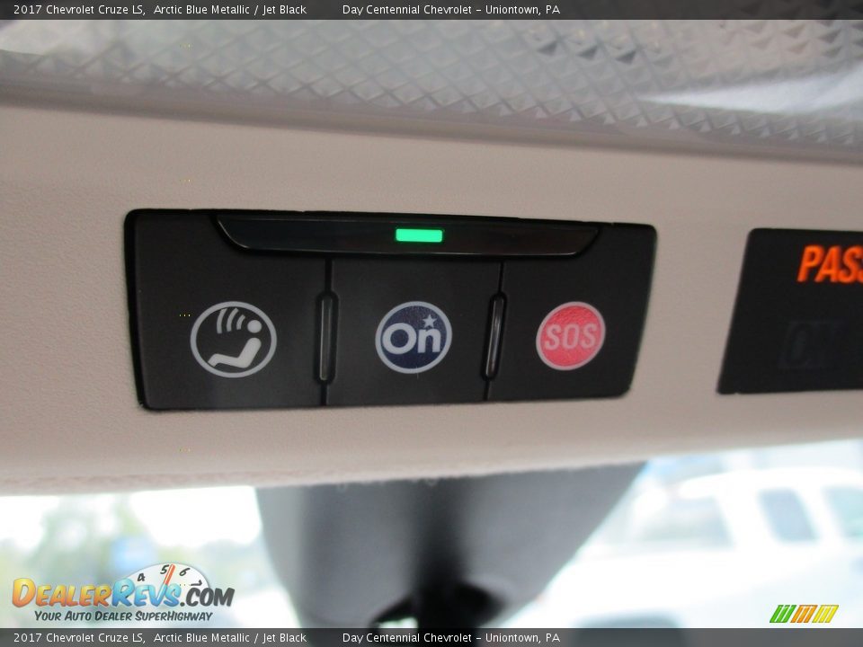 2017 Chevrolet Cruze LS Arctic Blue Metallic / Jet Black Photo #18