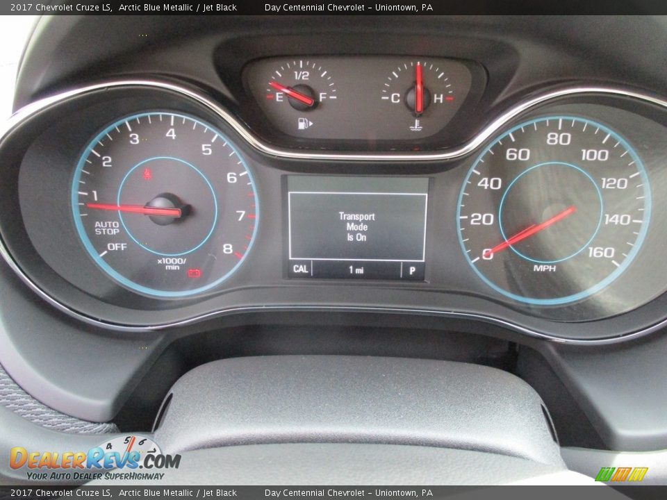 2017 Chevrolet Cruze LS Arctic Blue Metallic / Jet Black Photo #20