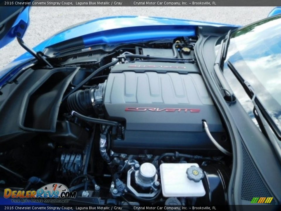2016 Chevrolet Corvette Stingray Coupe Laguna Blue Metallic / Gray Photo #15