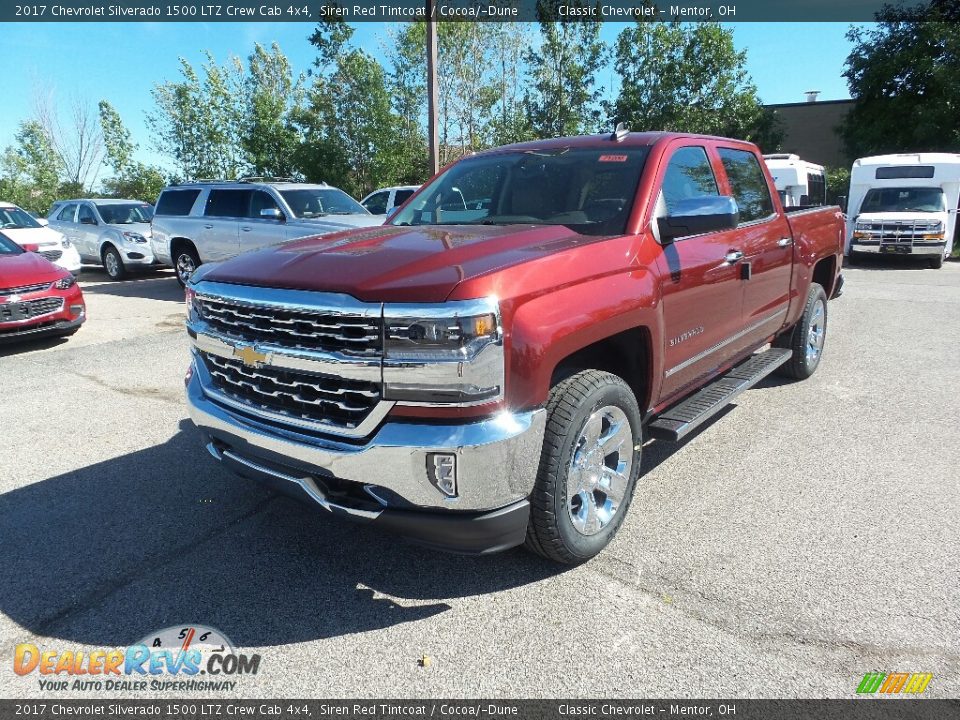 2017 Chevrolet Silverado 1500 LTZ Crew Cab 4x4 Siren Red Tintcoat / Cocoa/­Dune Photo #1