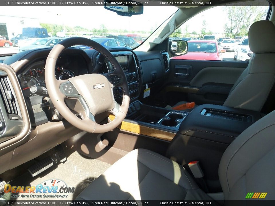 2017 Chevrolet Silverado 1500 LTZ Crew Cab 4x4 Siren Red Tintcoat / Cocoa/­Dune Photo #7