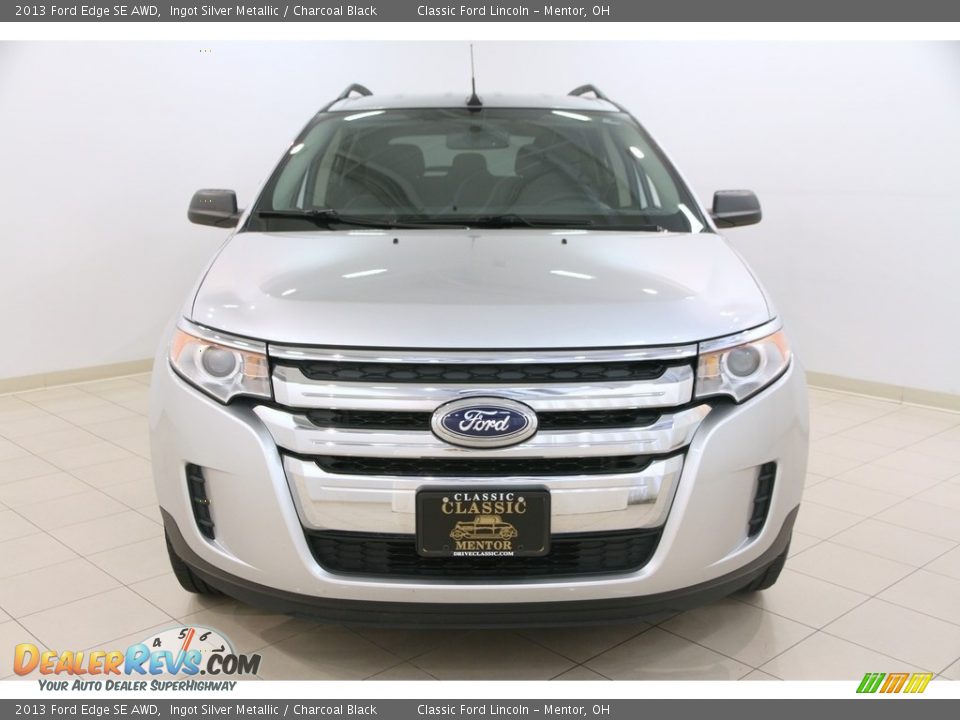 2013 Ford Edge SE AWD Ingot Silver Metallic / Charcoal Black Photo #2