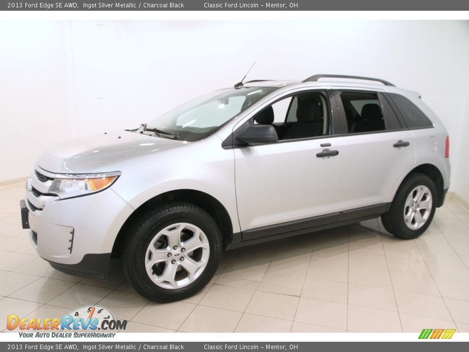 2013 Ford Edge SE AWD Ingot Silver Metallic / Charcoal Black Photo #3