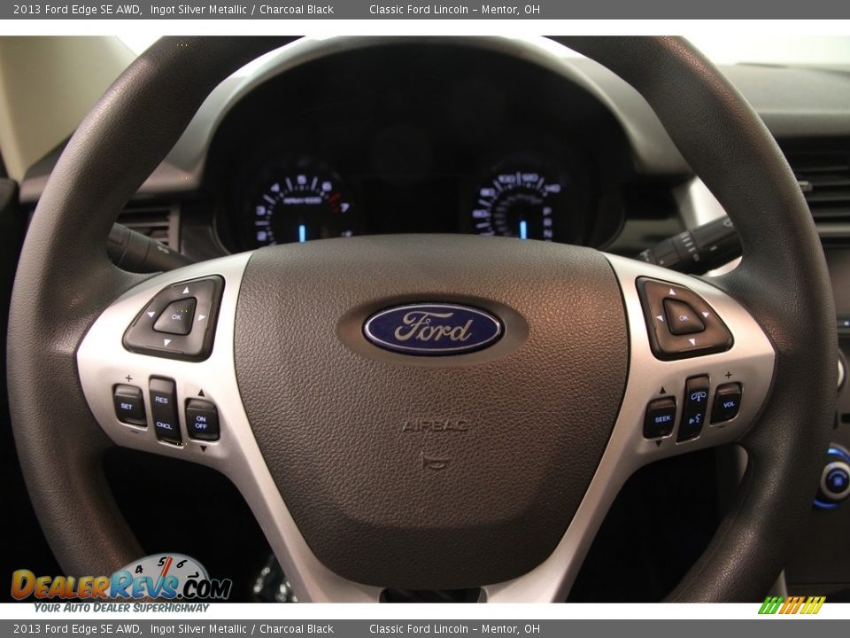 2013 Ford Edge SE AWD Ingot Silver Metallic / Charcoal Black Photo #6