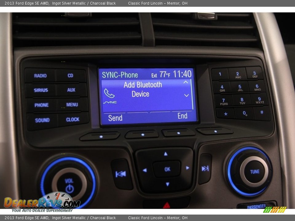 2013 Ford Edge SE AWD Ingot Silver Metallic / Charcoal Black Photo #9