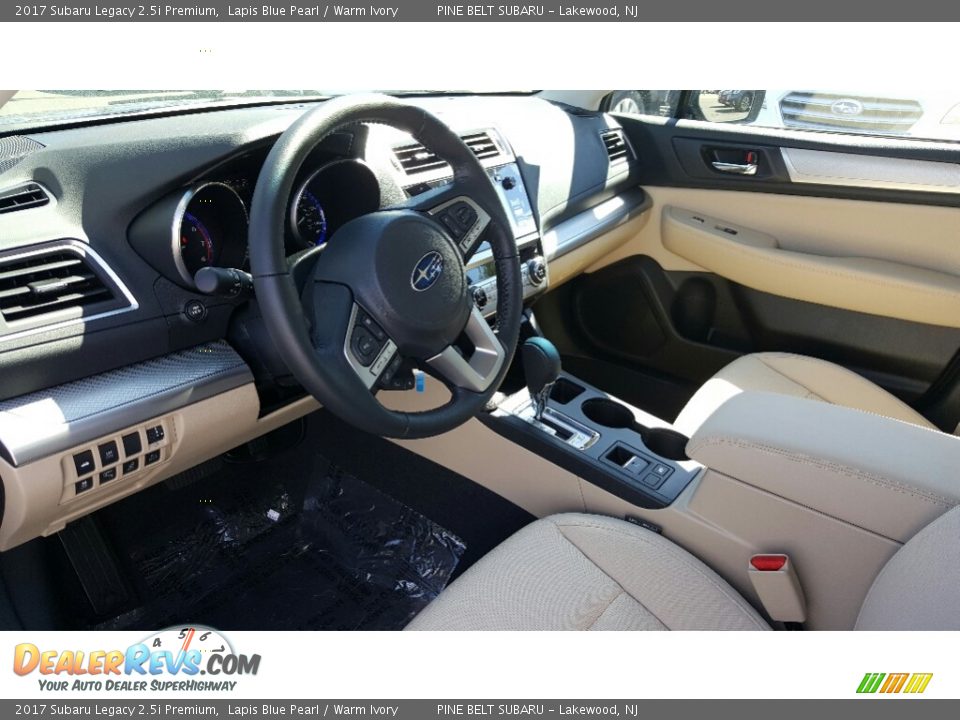 Warm Ivory Interior - 2017 Subaru Legacy 2.5i Premium Photo #9