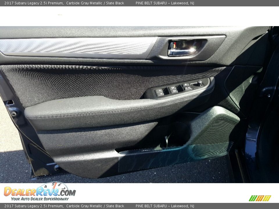 2017 Subaru Legacy 2.5i Premium Carbide Gray Metallic / Slate Black Photo #6