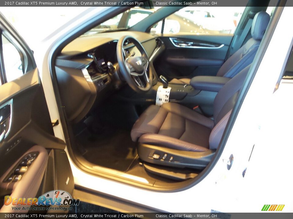 Carbon Plum Interior - 2017 Cadillac XT5 Premium Luxury AWD Photo #3