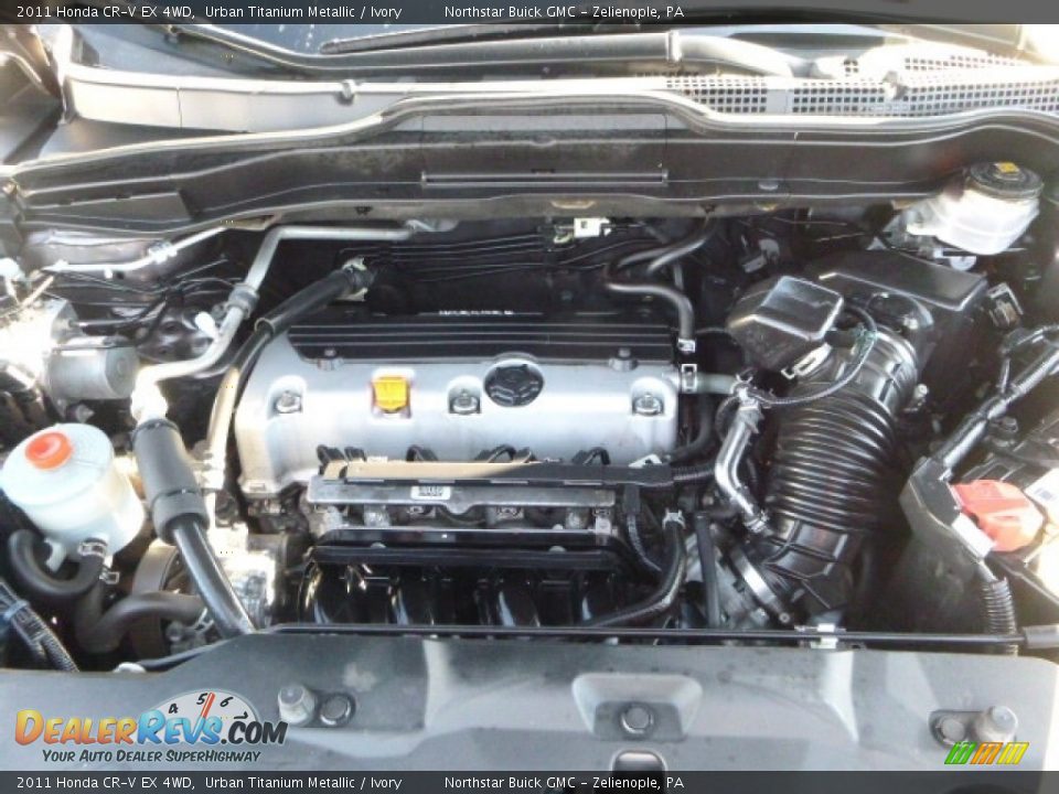 2011 Honda CR-V EX 4WD Urban Titanium Metallic / Ivory Photo #19