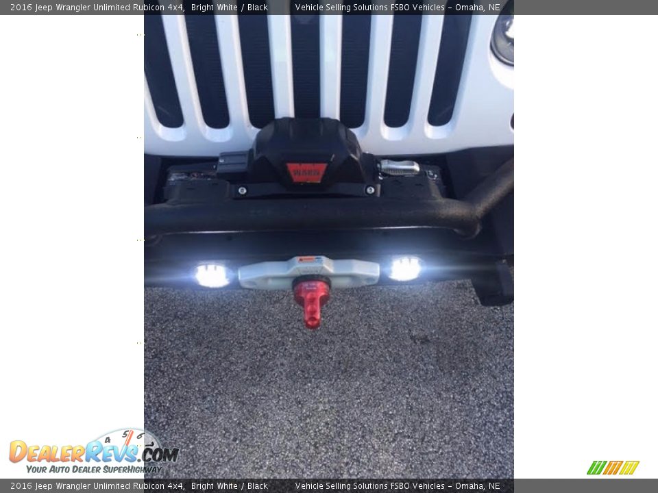 2016 Jeep Wrangler Unlimited Rubicon 4x4 Bright White / Black Photo #32