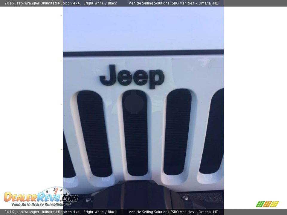 2016 Jeep Wrangler Unlimited Rubicon 4x4 Bright White / Black Photo #33