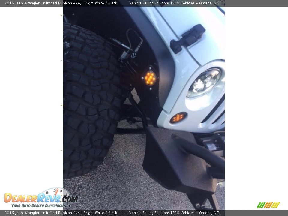 2016 Jeep Wrangler Unlimited Rubicon 4x4 Bright White / Black Photo #34